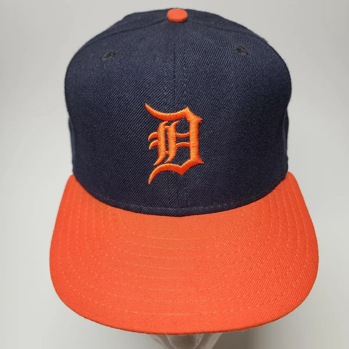 Vintage Detroit Tigers Hat 90s New Era 5950 Size 7 1/8 Diamond Collection RARE