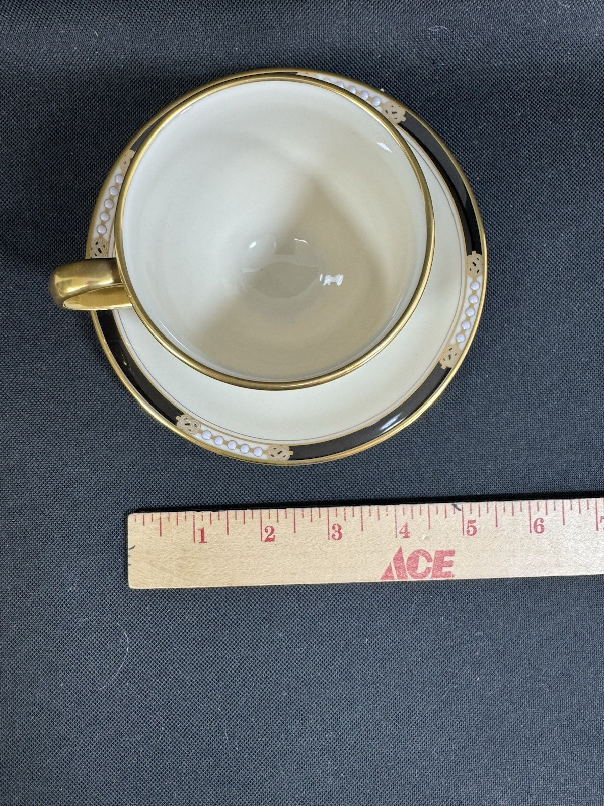 Lenox Presidential Hancock~Footed Cup and Saucer Set~1st Quality~Perfect~USA