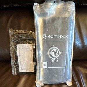 earth•pak Original 10L Waterproof Roll-Top Dry Bag w/ Waterproof Phone Case