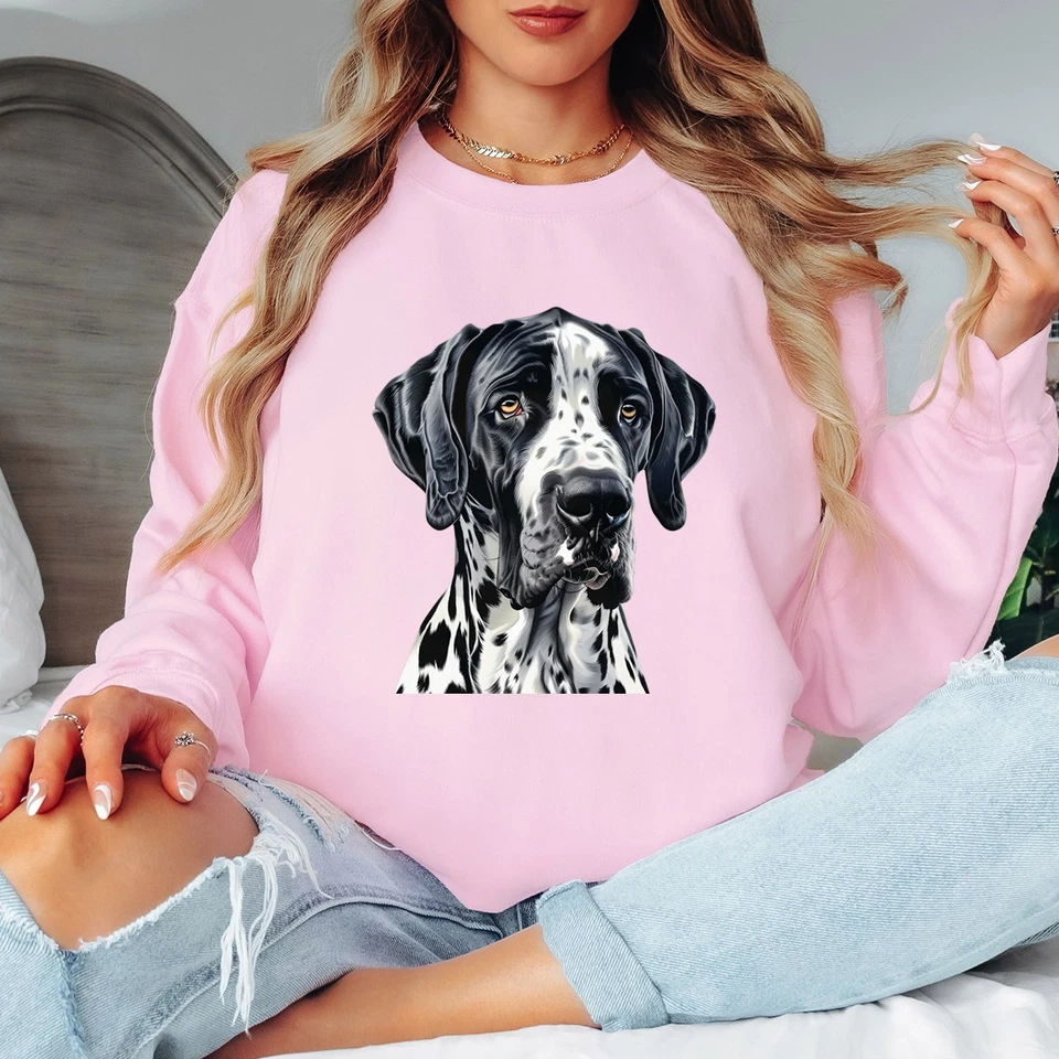 Sweat-shirt graphique pour femme Great Dane Dog Portrait Animals - Photo 1/1