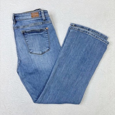 Judy Blue Bootcut Jeans Light Wash Mid Rise Stretch JB82350-S MD Size 13/31