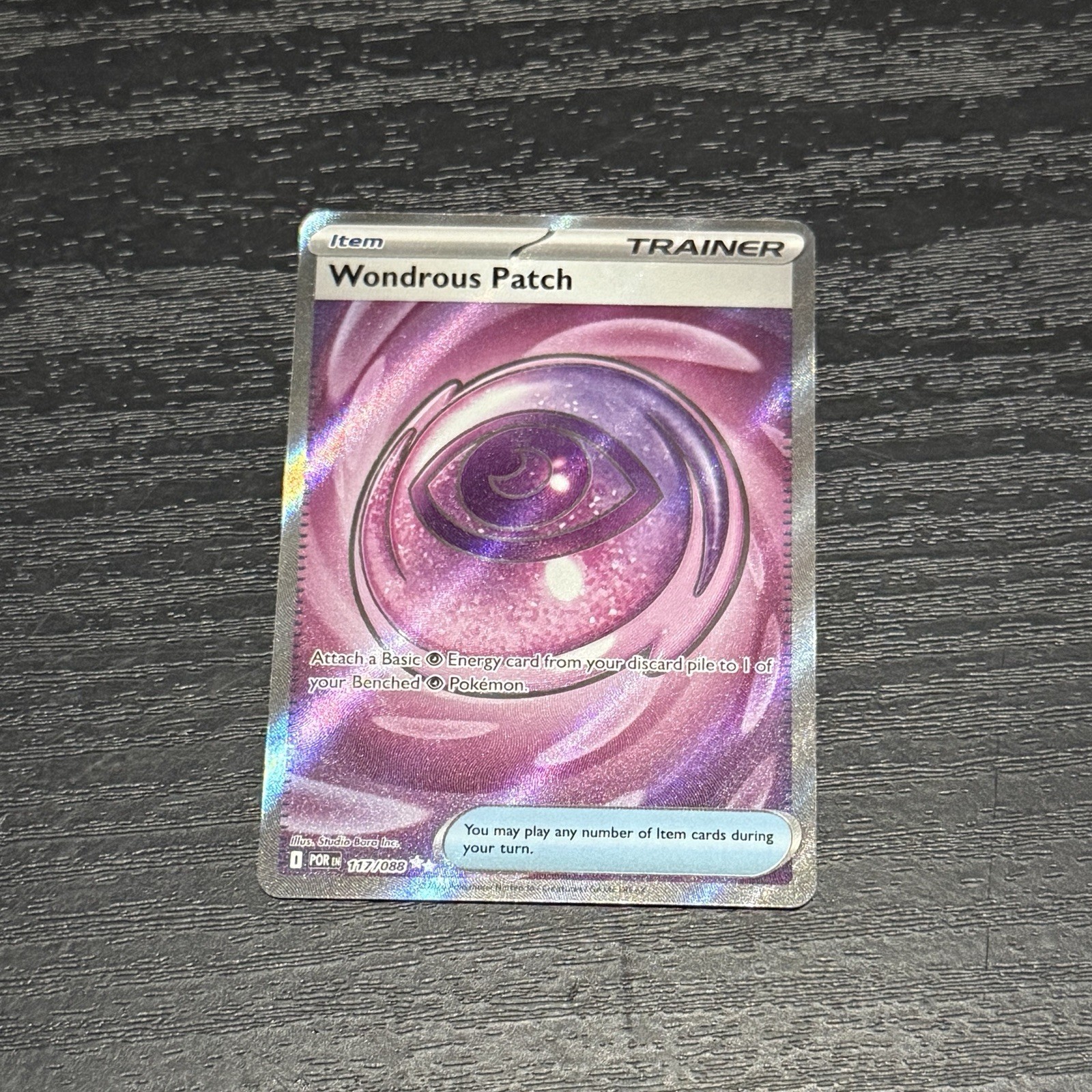 Wondrous Patch 117/088 Me03: Perfect Order Holo POKEMON NEAR MINT