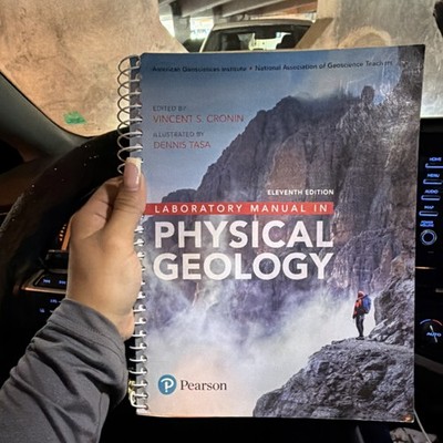 Pearson Laboratory Manual in Physical Geology 11th Ed Spiral Cronin Tasa