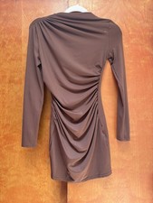 Gorgeous brown long sleeve mini Dress Xs