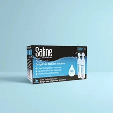 Shusher Care Saline Solution - 50 Ampoules Box- EXP 04/2028- New (not sealed)