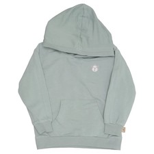Bouton ventre, sweat à capuche, taille : 92, vert, élasthanne/coton bio #DJV
