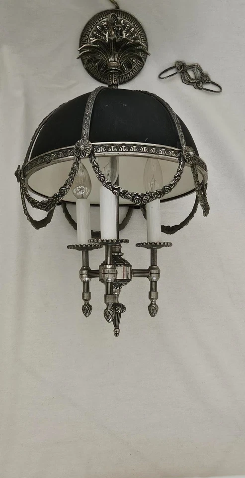 CANDELABRO NEOCLÁSICO IMPERIO EDUARDIANO ESPAÑA Foto 2 de 4