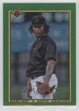 2020 Bowman 1990 Bowman Green Refractor 9/99 Sixto Sanchez #90B-SS 04eb