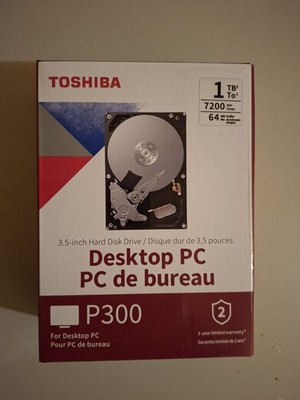 Toshiba P300 High-Performance 1TB 3.5'' (8.9 cm) SATA III Festplatte...