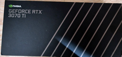NVIDIA GeForce RTX 3070 Ti Founders Edition 8GB GDDR6X GPU - repadded/re-paste