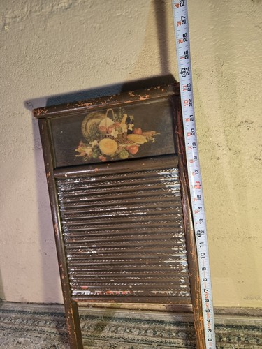 Vintage Columbus Washboard Company Hand Painted Signed Farmhouse Decor - Picture 7 of 7