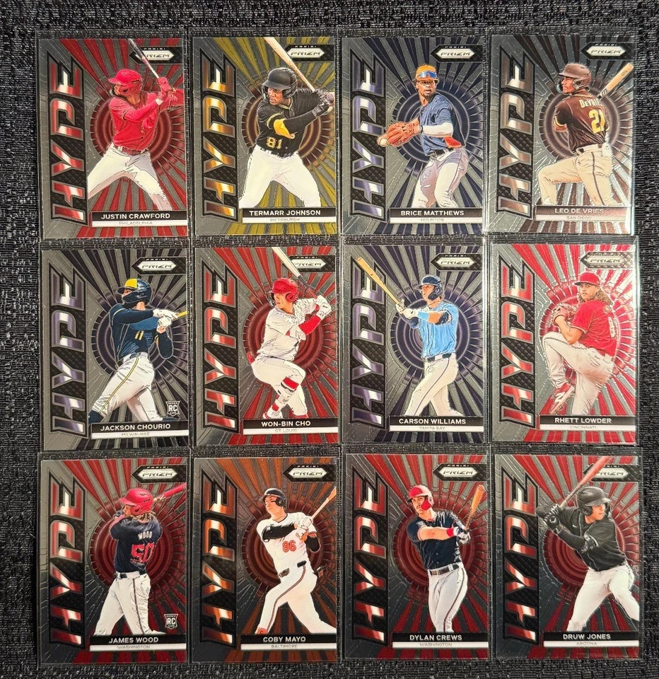 2024 Panini Prizm Hype Insert Complete Your Set You Pick Baseball Card #1-25