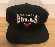 1990's Vintage Chicago Bulls The G Cap Snap Back Hat New With Tag