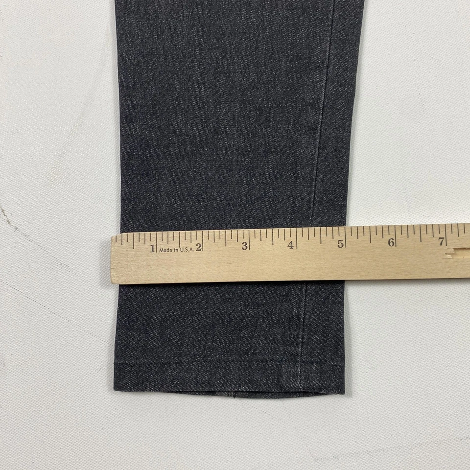 Pantalones Vince para mujer pequeños negros elásticos ajustados pierna ajustados hechos en EE. UU. estilo Pull On Foto 3 de 4