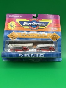 Lot Of 8 New Vintage 90s Galoob micro Machines Planes,Semi, Farm Tractor, Cars!!