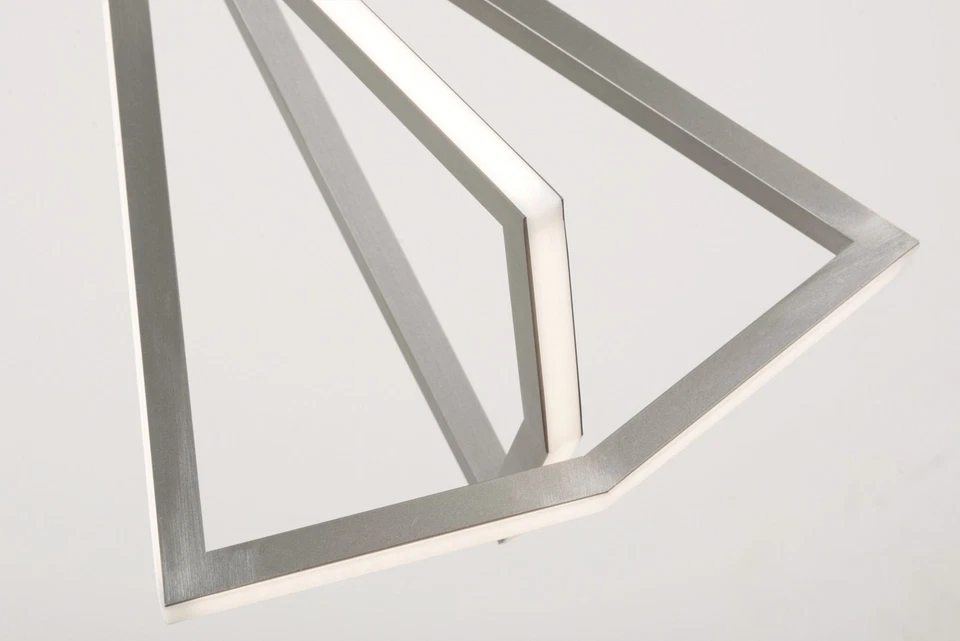 Colgante AFX GNAP15L30D1RND3 Gianna 28"W LED Multi Luz - Níquel Foto 2 de 4