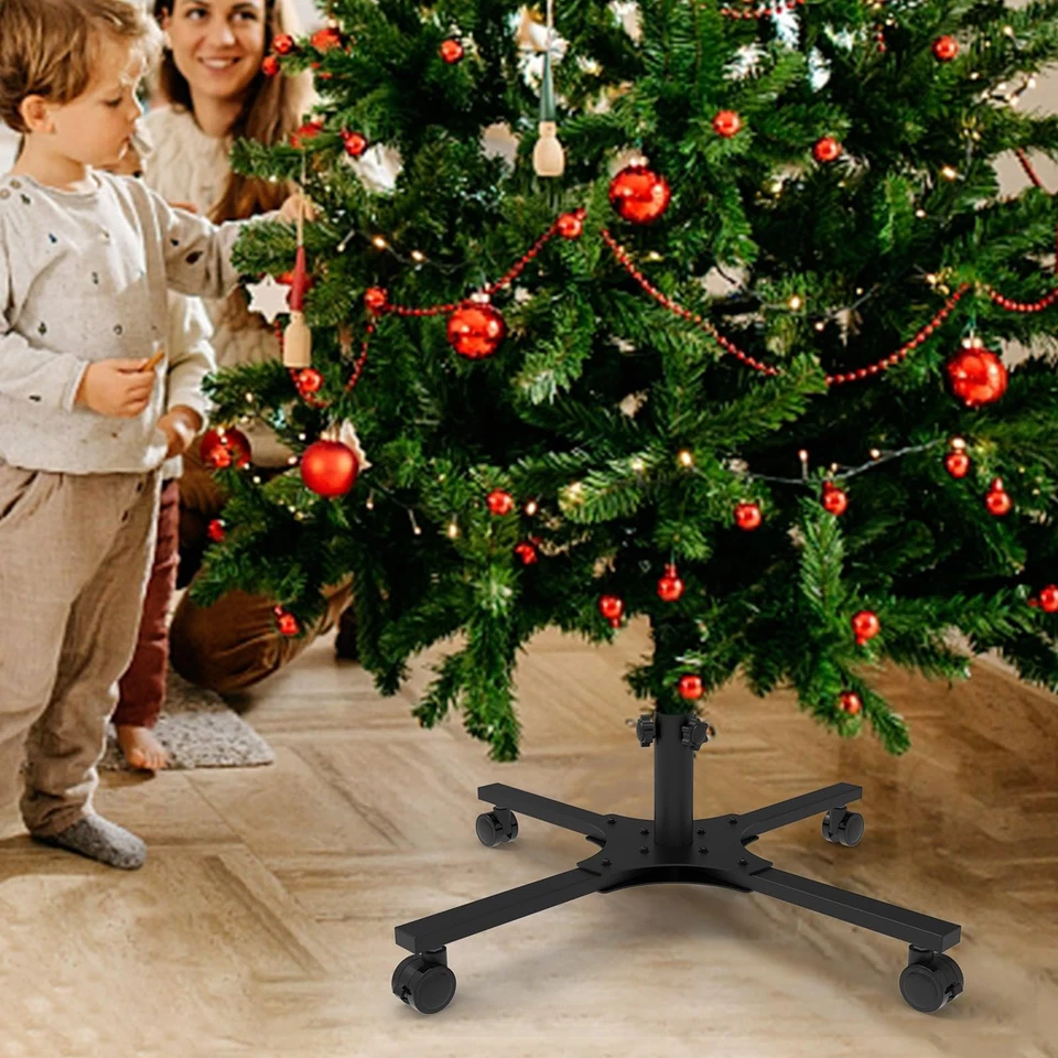 ** NEW Christmas Tree Stand with Wheels | Metal Artificial Christmas Tree Stand - Image 3 of 4