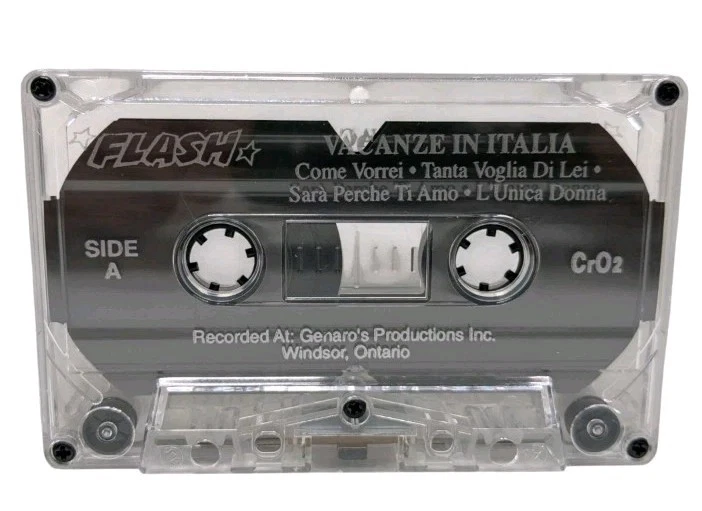 Vintage Vacanze in Italia Con Flash Cassette Tape Italian Music Compilation RARE - Image 4 of 4