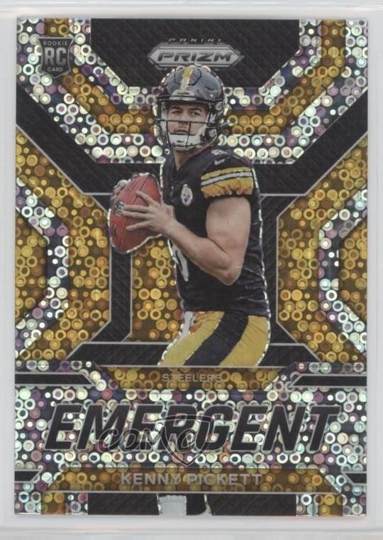 2022 Panini Prizm Emergent No Huddle Prizm Kenny Pickett #E-1 16wc
