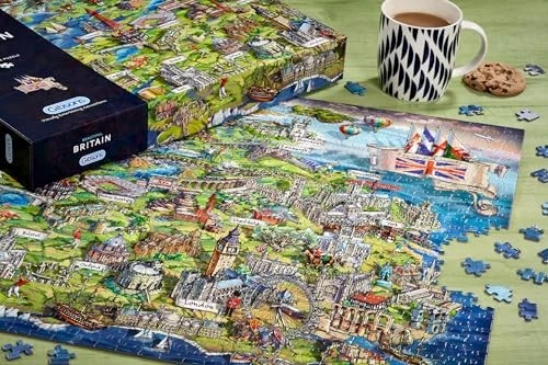 Beautiful Britain 1000 Piezas Rompecabezas | Rompecabezas Sostenible para Adu... - Imagen 4 de 4