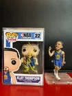 Klay Thompson Signed Autographed GSW Funko Pop NBA Beckett Witnessed