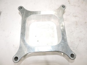 1 5/8" tall LW aluminum Holley open carb spacer Dirt Nascar Late Model