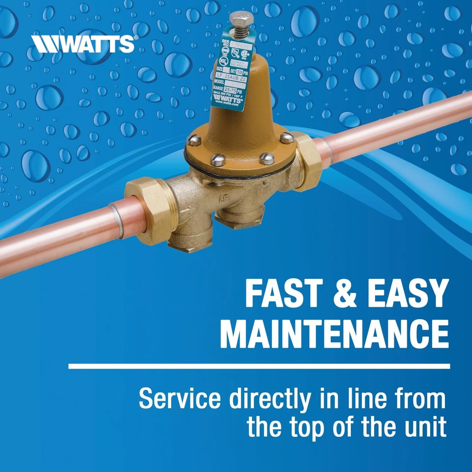 LF25AUB-Z3 Series 1" Lead-Free Cast Copper Silicon Alloy Water Pressure Reduc... - Image 4 of 4