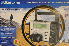 Midland Emergency 2-Way Radio XT511 22 Channel Crank Base Camp AM/FM UNUSED