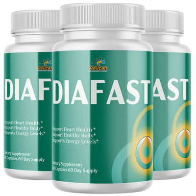 Diafast- Blood Sugar Support- 3 Bottles- 180 Capsules