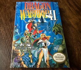 Dragon Warrior II complete in box seal map letter nintendo nes 2 factory MINT