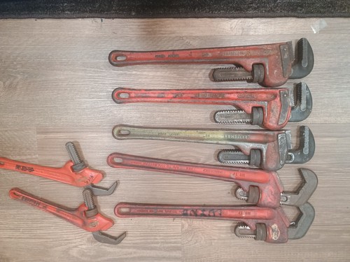 Vintage RIDGID No 17 Hex Pipe Wrench 5/8" to 1 1/4” Nut, Made in USA Lot E 110 - Picture 8 of 8