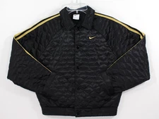 Nike Culture of Basketball Repel Older Kids' Bomber Jacket Black Quilted Large