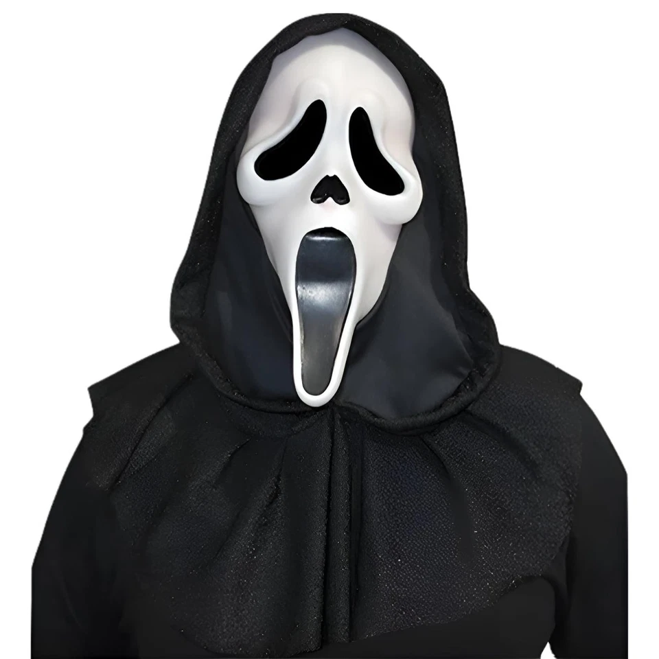 Adult Scream 25th Anniversary Ghost Face Costume Mask Officially Licensed - Image 2 of 3