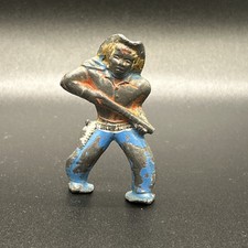 Vintage Barclay Lead Cowboy Figure With Rifle Shotgun