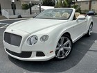 2013 Bentley Continental 10/10 Mint Gtc W12 White/Magnolia Carfax Cert