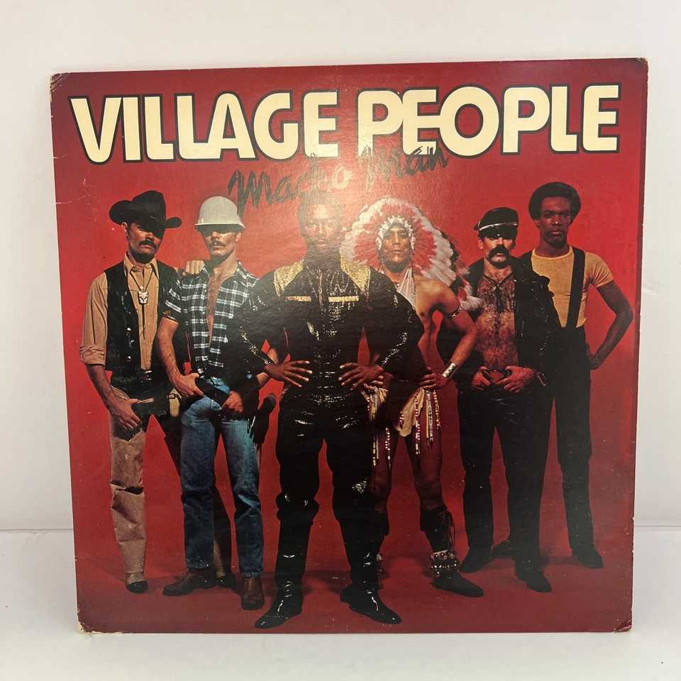 Village People Vinyl 2 Album Lot Macho Man & Go West 1978/79 Casablanca Records - Image 2 of 4