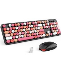 Wireless Keyboard and Mouse Combo, Black Colo...