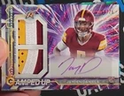 2024 Topps Resurgence Jayden Daniels Amped Up Purple RPA /75 3 Color Patch