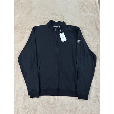 Tasc Performance Carrollton Classic Jacket Mens L Black Company Logo TM716 NEW
