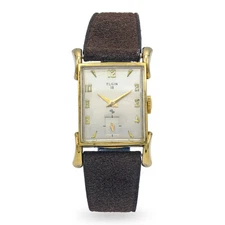 Vintage Elgin 14k Yellow Gold Hand Wind Watch