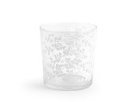 hOme 3 GläSer Aus Glas Flora Dekoriert Cl.35