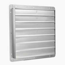 30in Shutter Exhaust Fan 6900 CFM AC Motor Si...