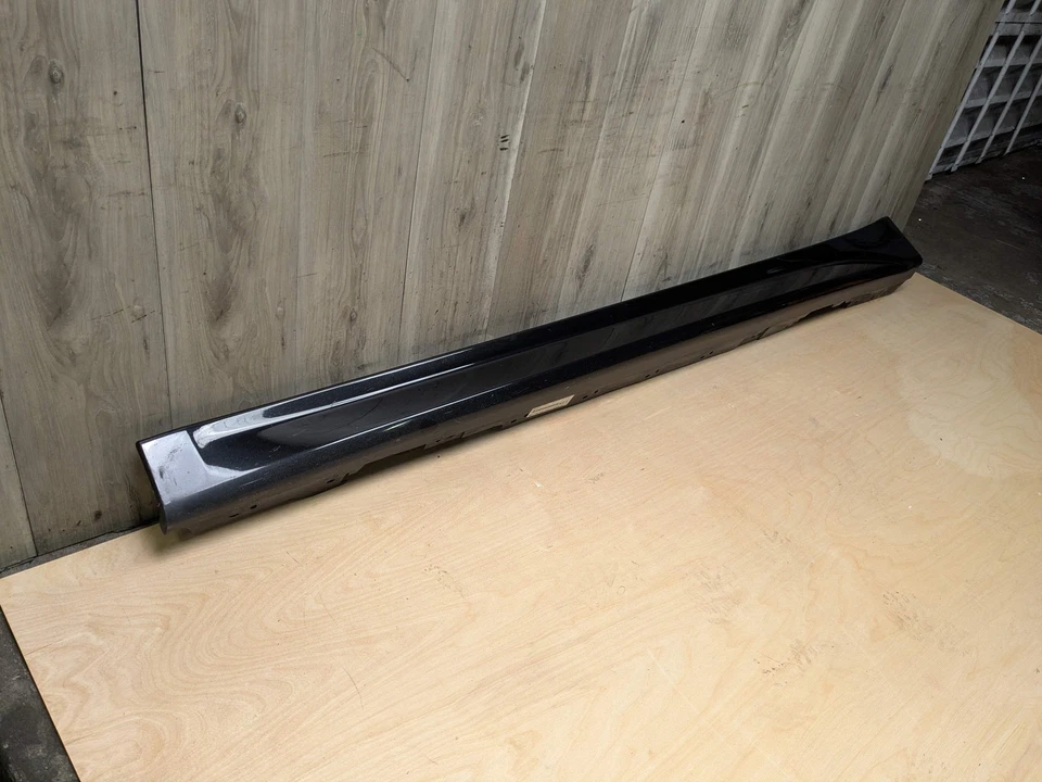 *12-18 OEM BMW F30 335 Left Driver Side Skirt Rocker Panel Black 475 Foto 2 de 4