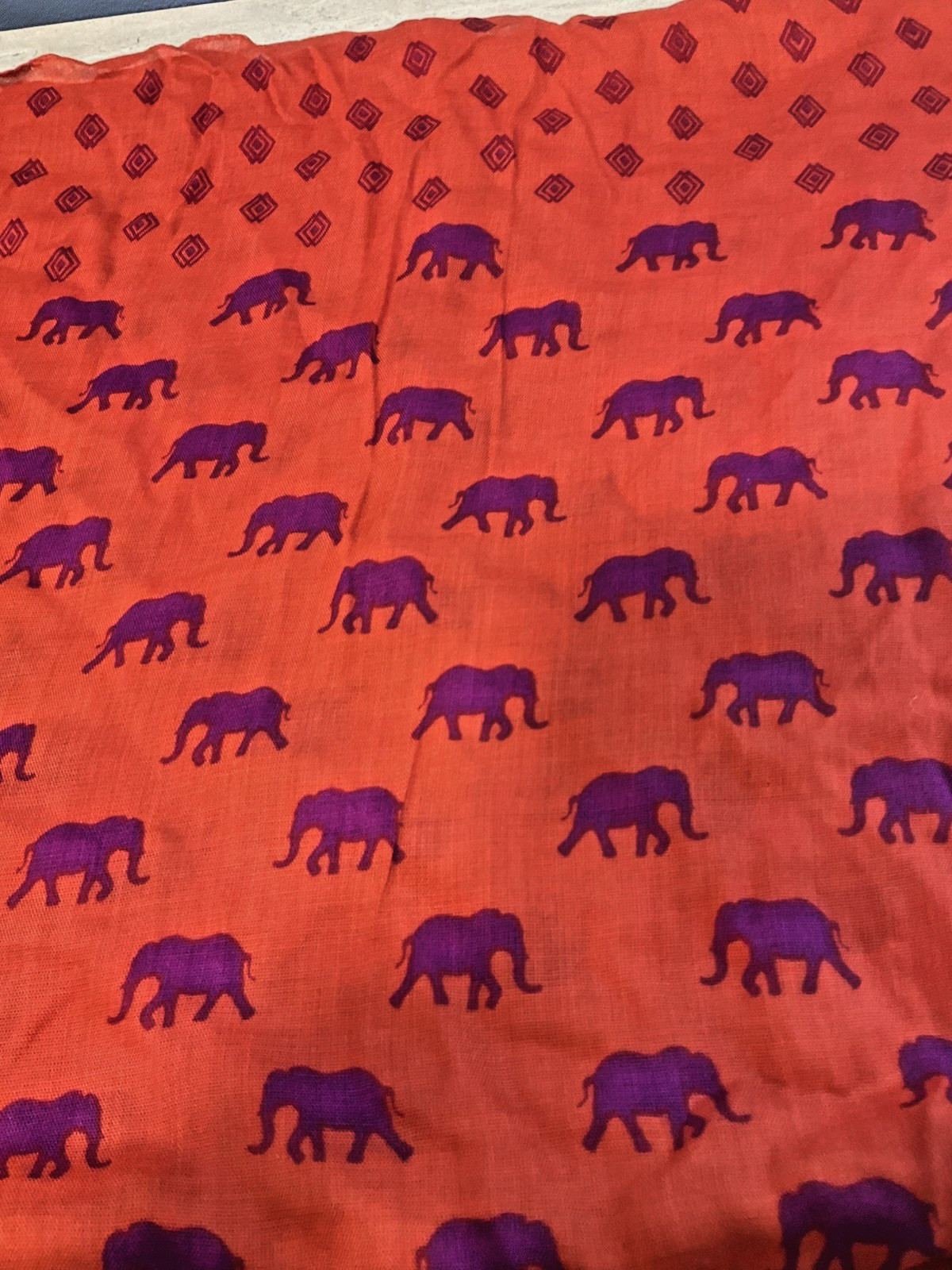 stella & dot 68x40" rectangular rayon scarf sari … - image 1