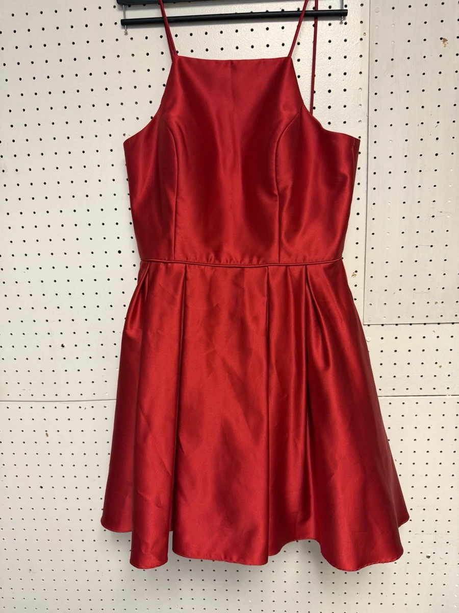 Satin Red Fit & Flare Dresses for Women for sale | eBay