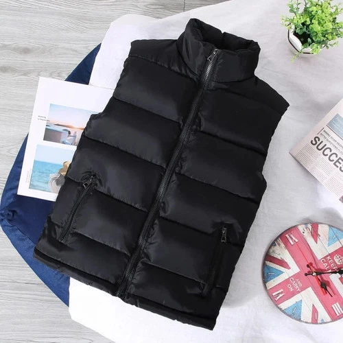 Men’s Waterproof Winter Vest Jacket Warm Sleeveless Zip Coat Outdoor video thumbnail