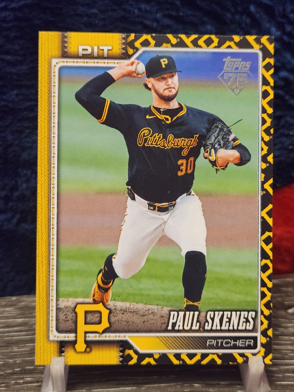 2026 Topps Series 1 - Team Color Border Variation #100 Paul Skenes