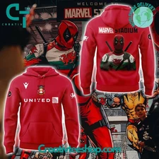 Wrexh*am AFC x Deadpool at Marvel Stadium Special 3D Hoodie