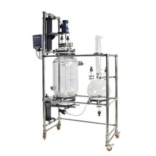 Réacteur à cristallisation de laboratoire 50L double veste verre Nutsche filtre évaporateur 