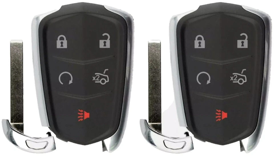 2 para Select Cadillac ATS CTS CT6 XTS 5 botones Smart Prox mando a distancia llavero HYQ2EB Foto 2 de 4